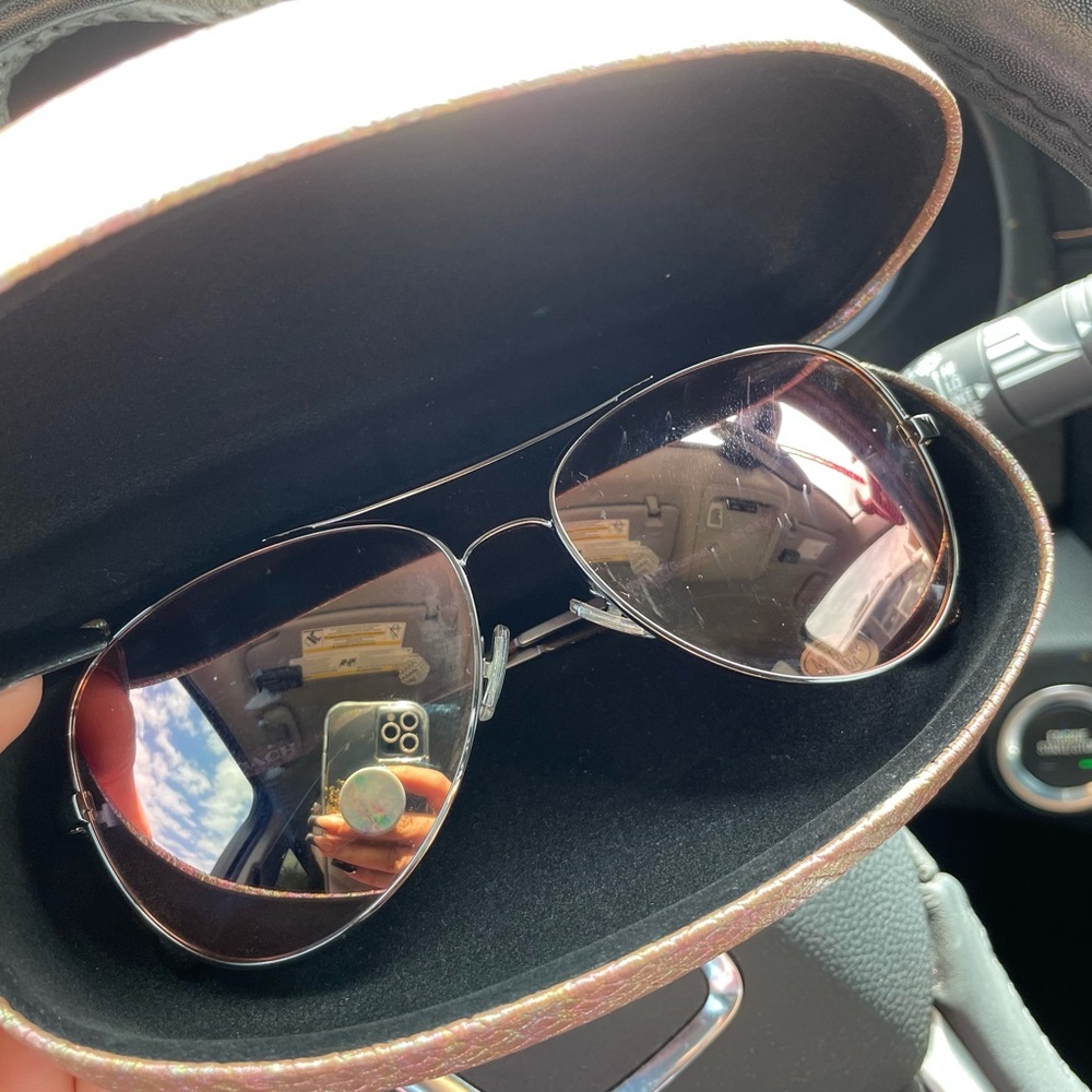 Coach aviator mirror sunglasses